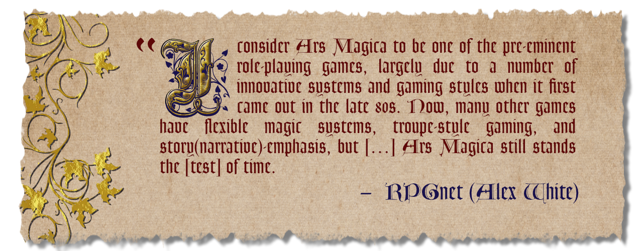 ArM5.5 quotes RPGnet