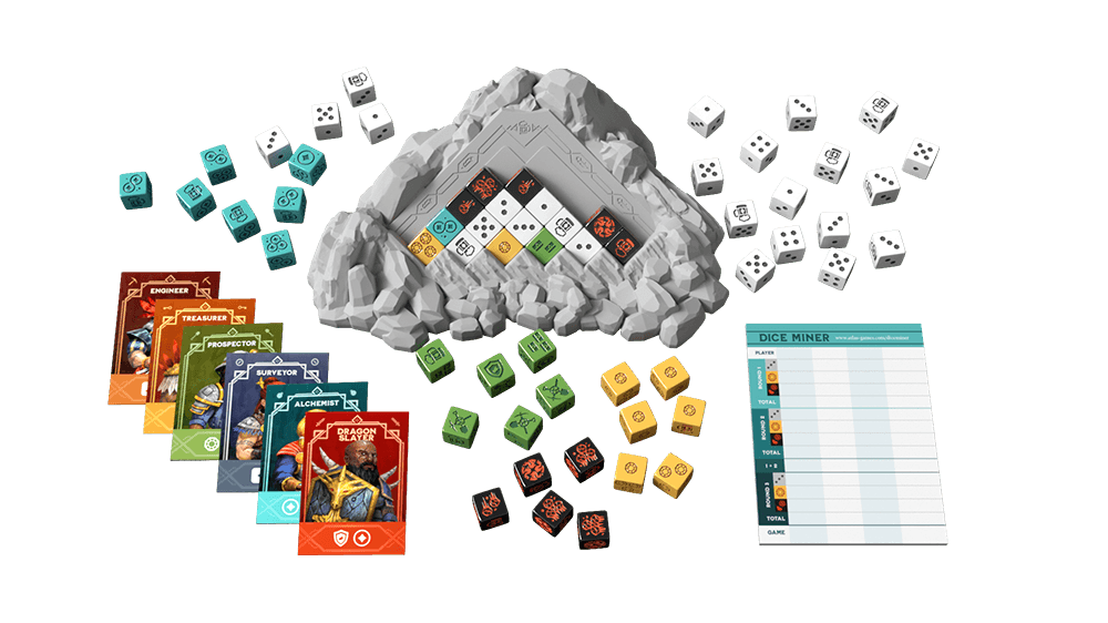 DiceMiner TableLayout DeluxeKickstarterEdition