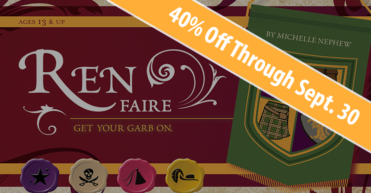 Ren Faire is 40% Off Through September 30