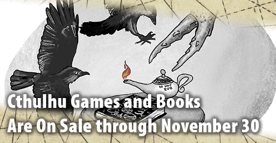 Cthulhu Products Are 15-45% Off Through November 30