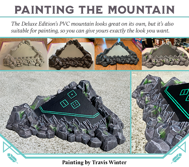 Painting Your Dice Miner Mountain
