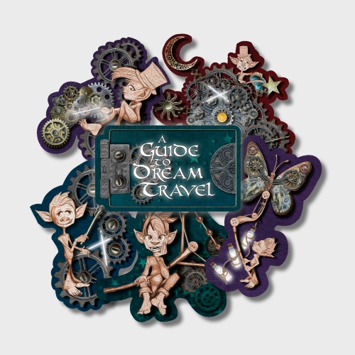 Dream Travel Stickers 3D Thumb