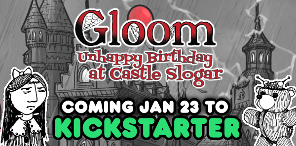 New Kickstarter: Solo Puzzle Books Including GLOOM!