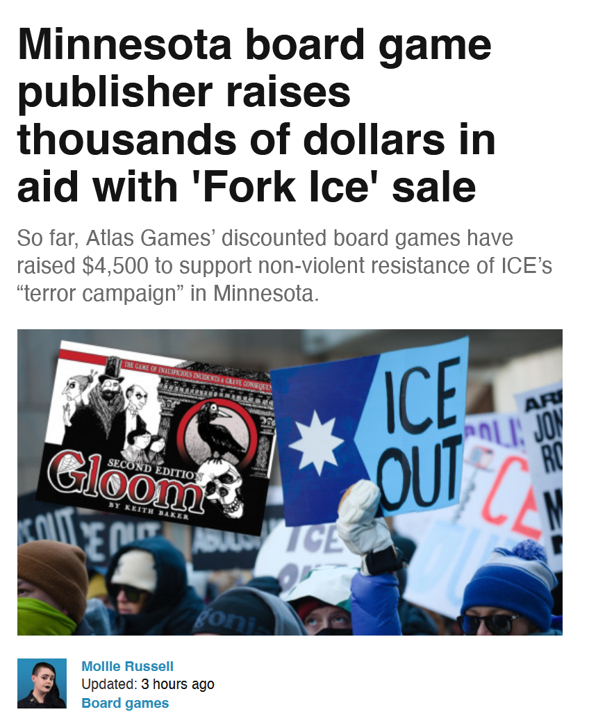 Fork Ice Featured on Wargamer.com