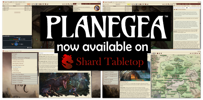 Planegea is on Shard VTT!