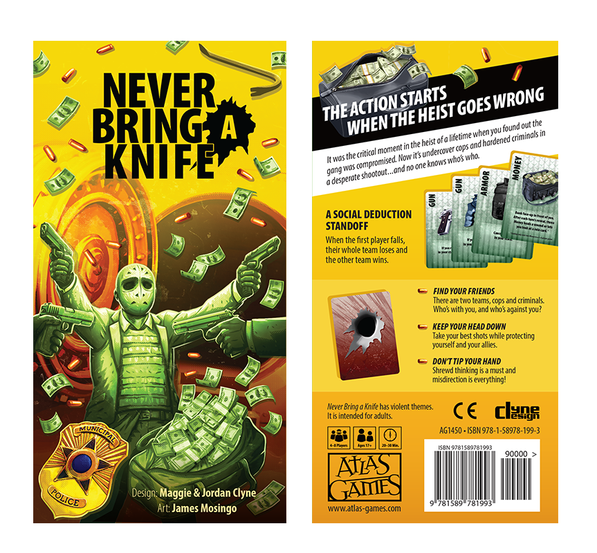Never Bring a Knife Front & Back Cover