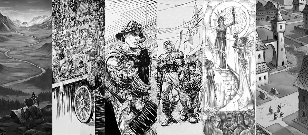 Penumbra 7cities triptych