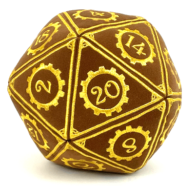 Steampunk D20 Plush