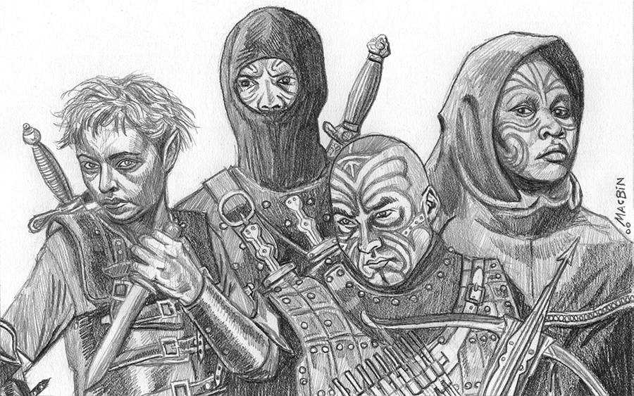 3days characters