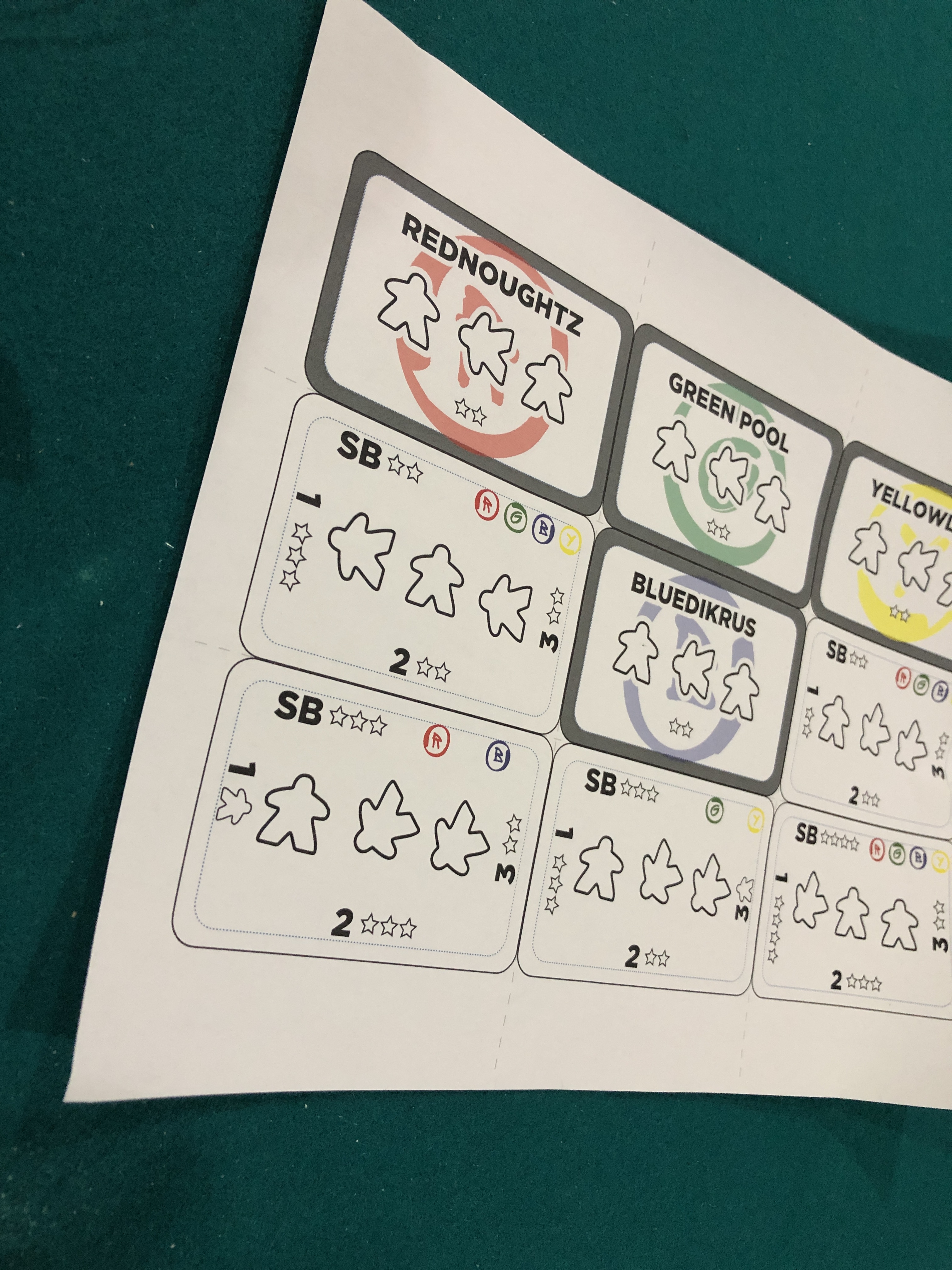 The very first prototype of Break It Up A Notch (rotating Routines!)