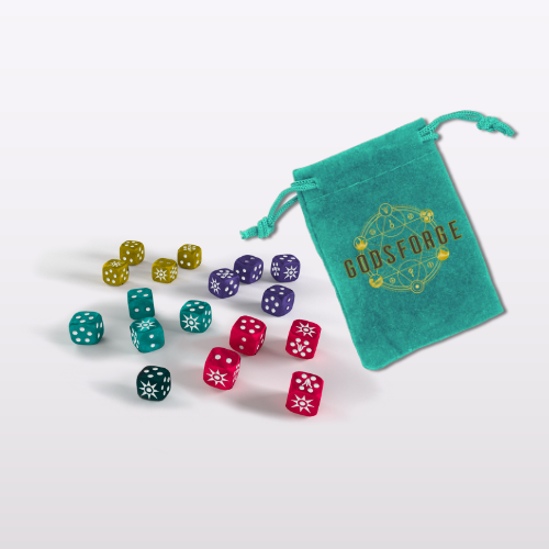 Godsforge Dice Set 2nd Ed + Bag 3D Thumb