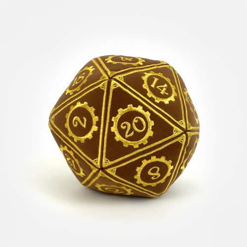 Steampunk D20 Plush Thumbnail